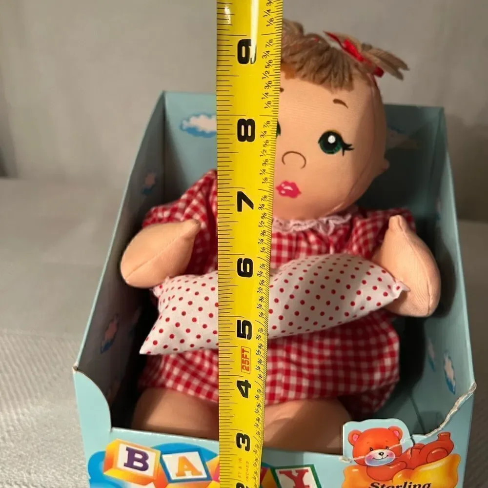 Vintage Cloth Doll Plush Baby Sterling Plush Inc NY RARE.
